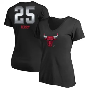 Black Women's Dalen Terry Chicago Bulls Midnight Mascot T-Shirt